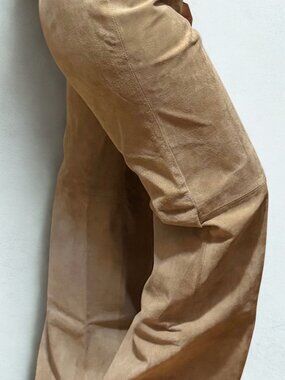 Brown 100% Suede Pants - Robert Arnold